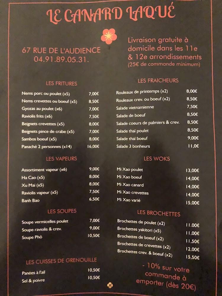 Le Canard Laqué - Menu Image 1